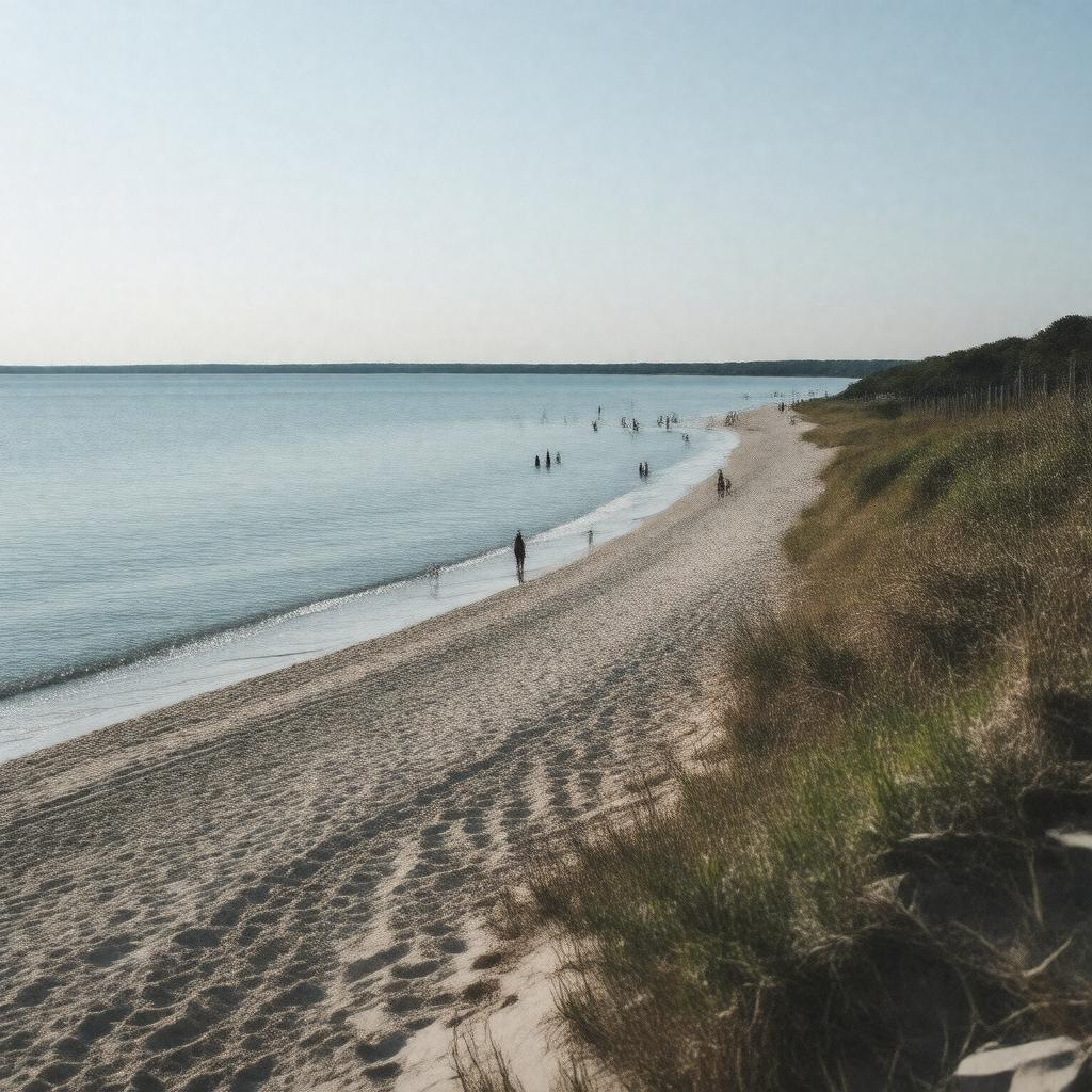 Click to view larger image AI-created image of Chapoquoit Beach
