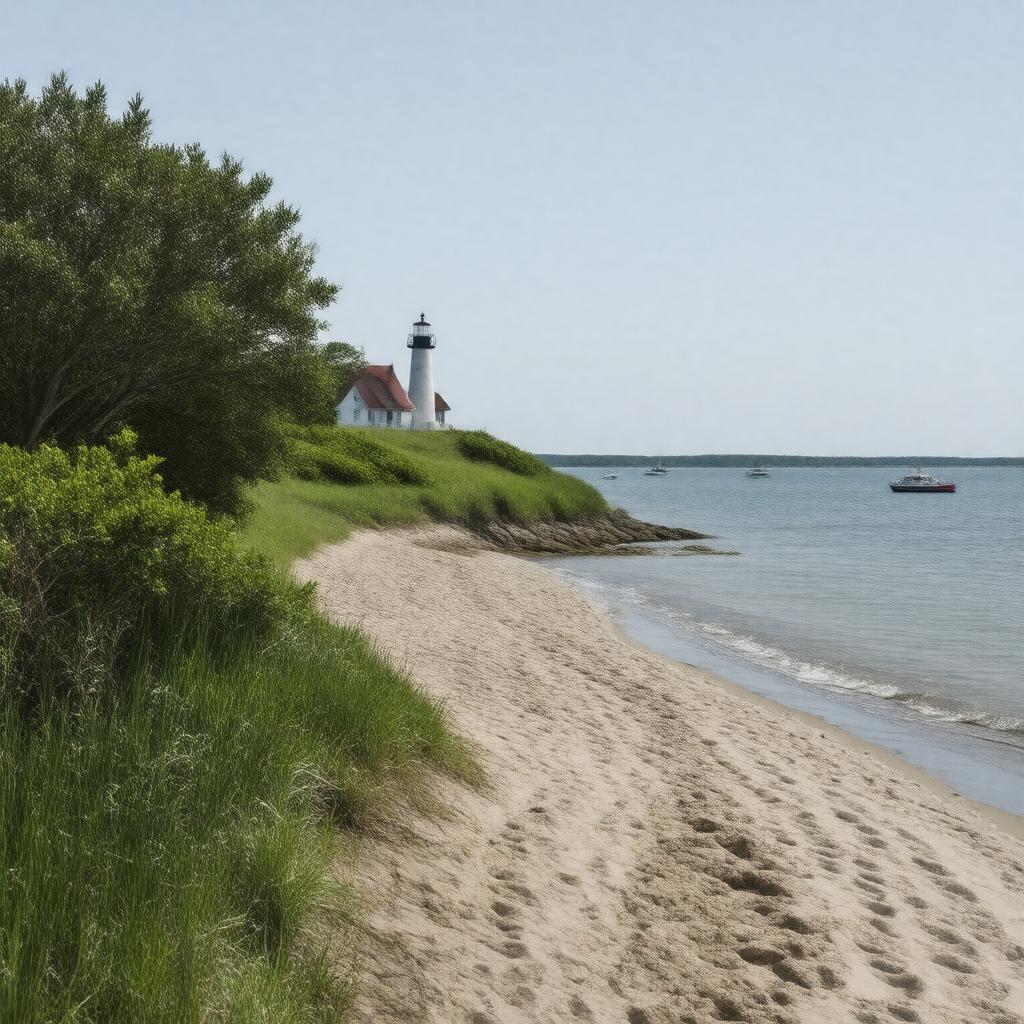 AI-created image of Chappaquiddick Island