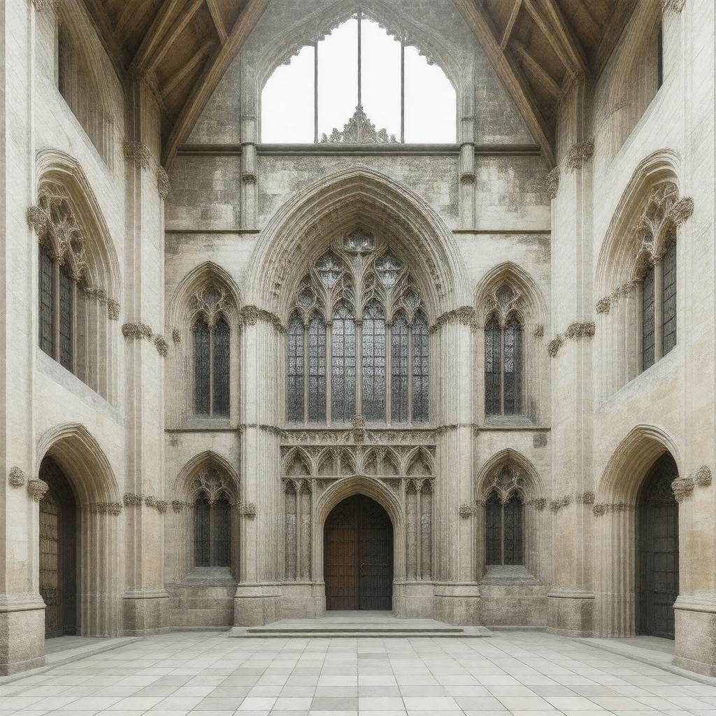 AI-created image of Chapter House, The College, Ely, Cambridgeshire, CB7 4DL, UK