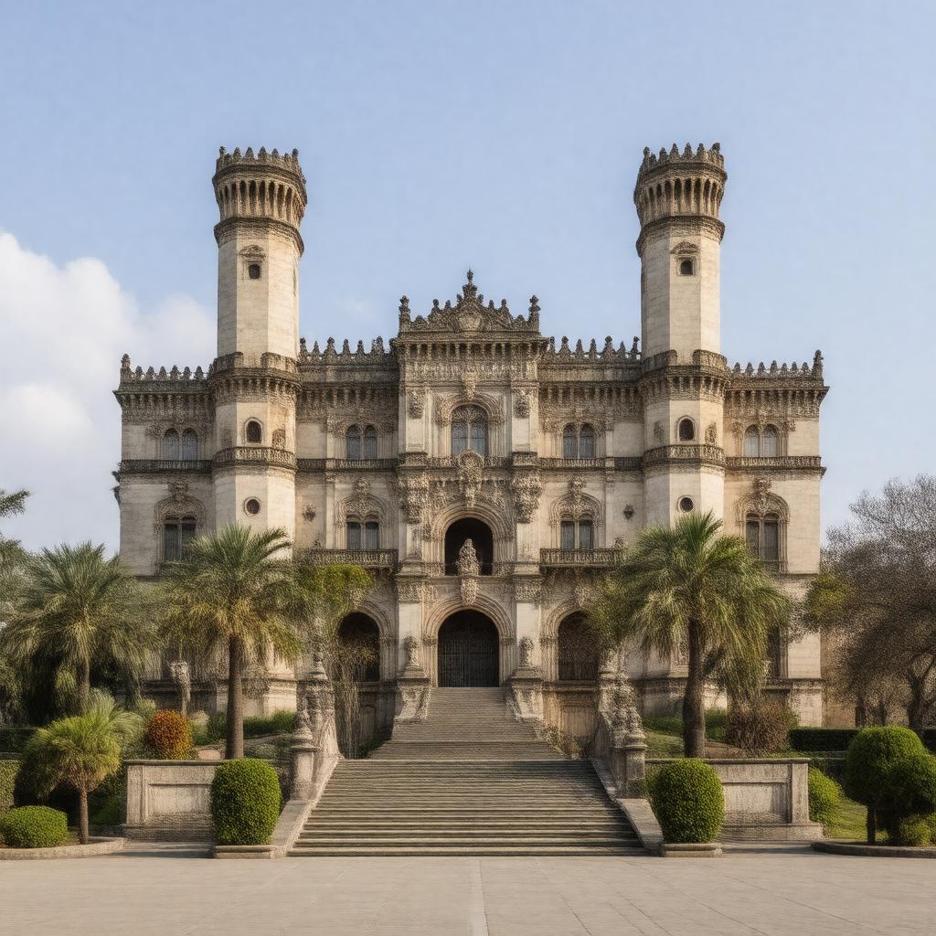 AI-created image of Chapultepec Castle