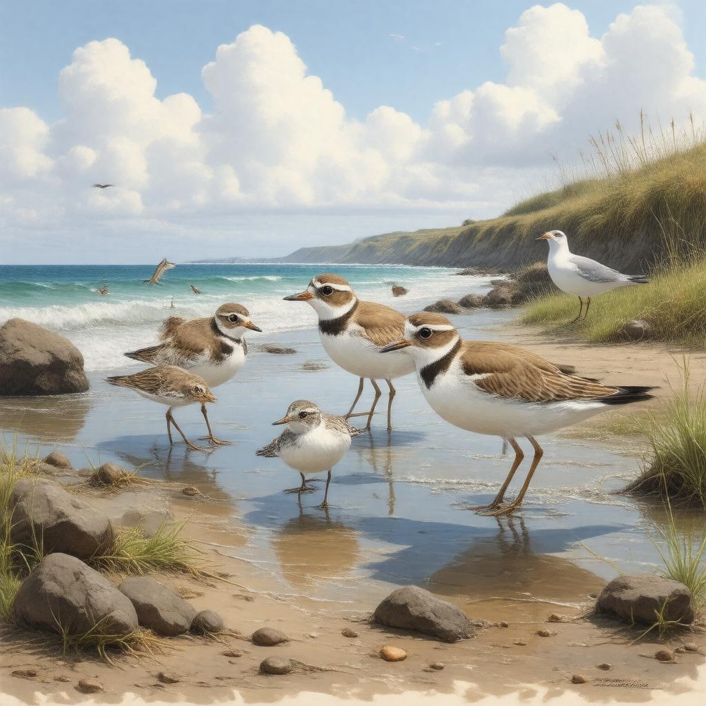 AI-created image of Charadriiformes
