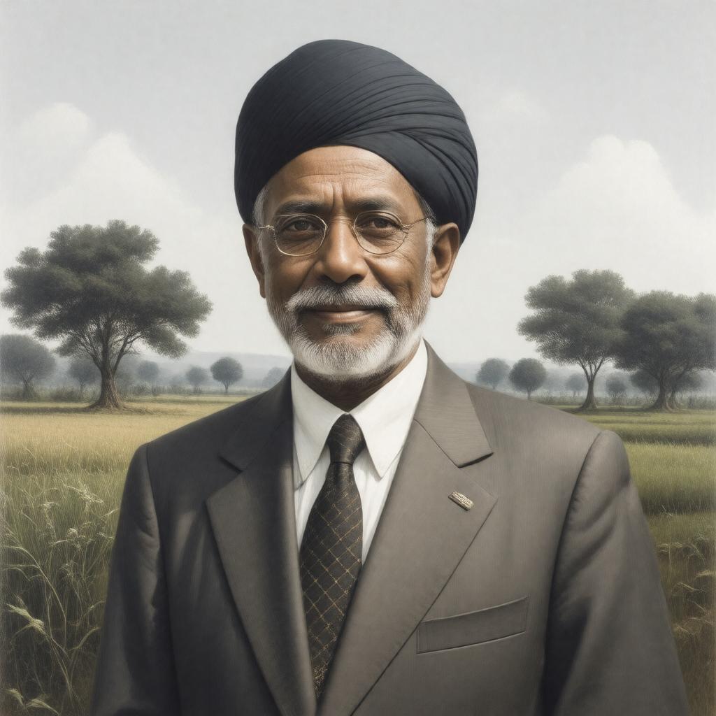 AI-created image of Charan Singh