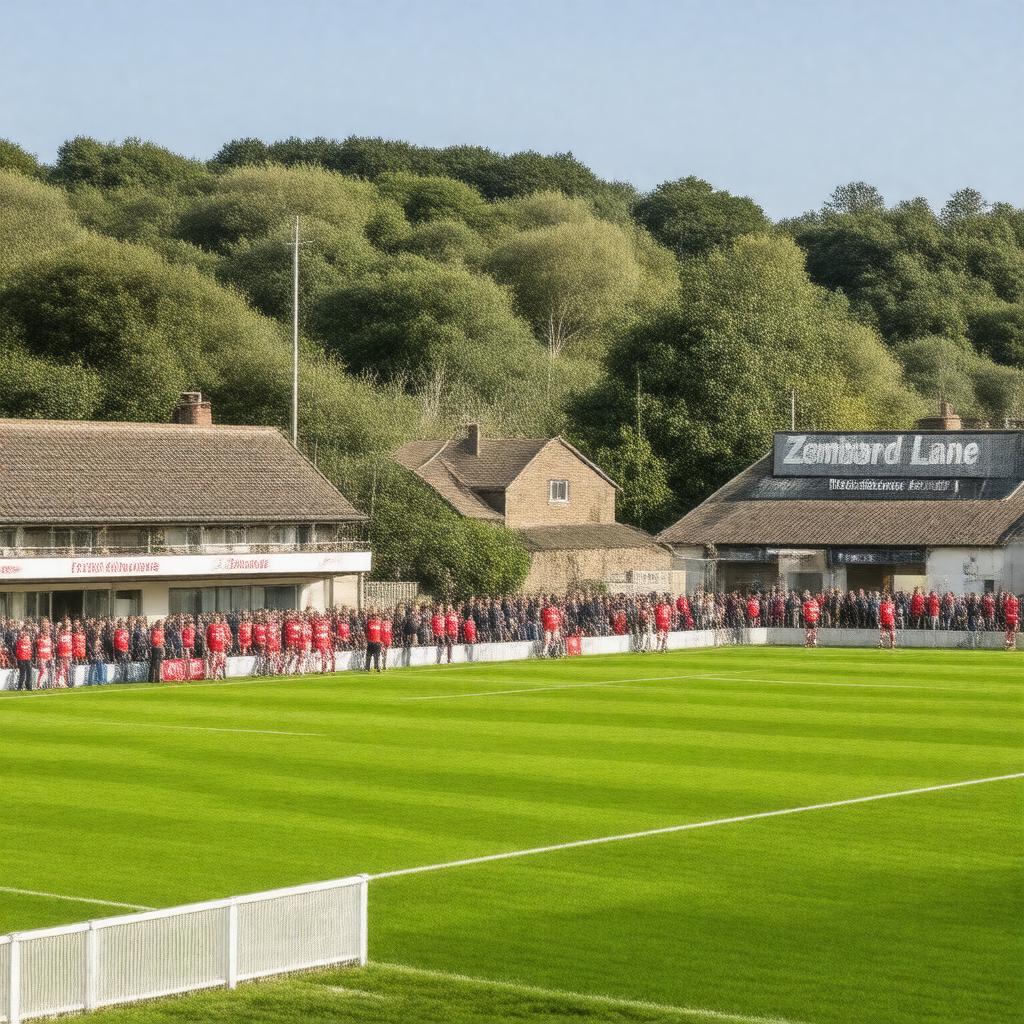 AI-created image of Chard Town Football Club