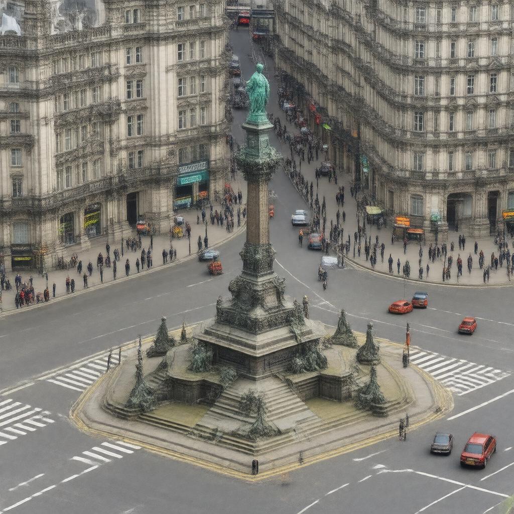 AI-created image of Charing Cross