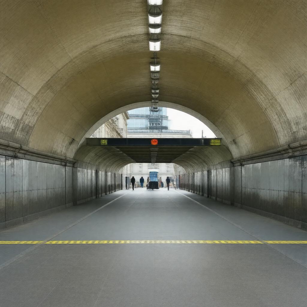 AI-created image of Charing Cross Underground station
