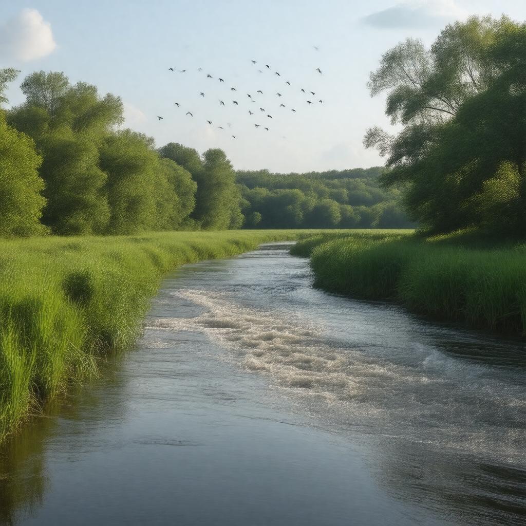 AI-created image of Chariton River