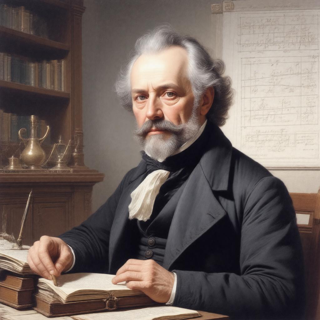 AI-created image of Charles-Émile Laplace