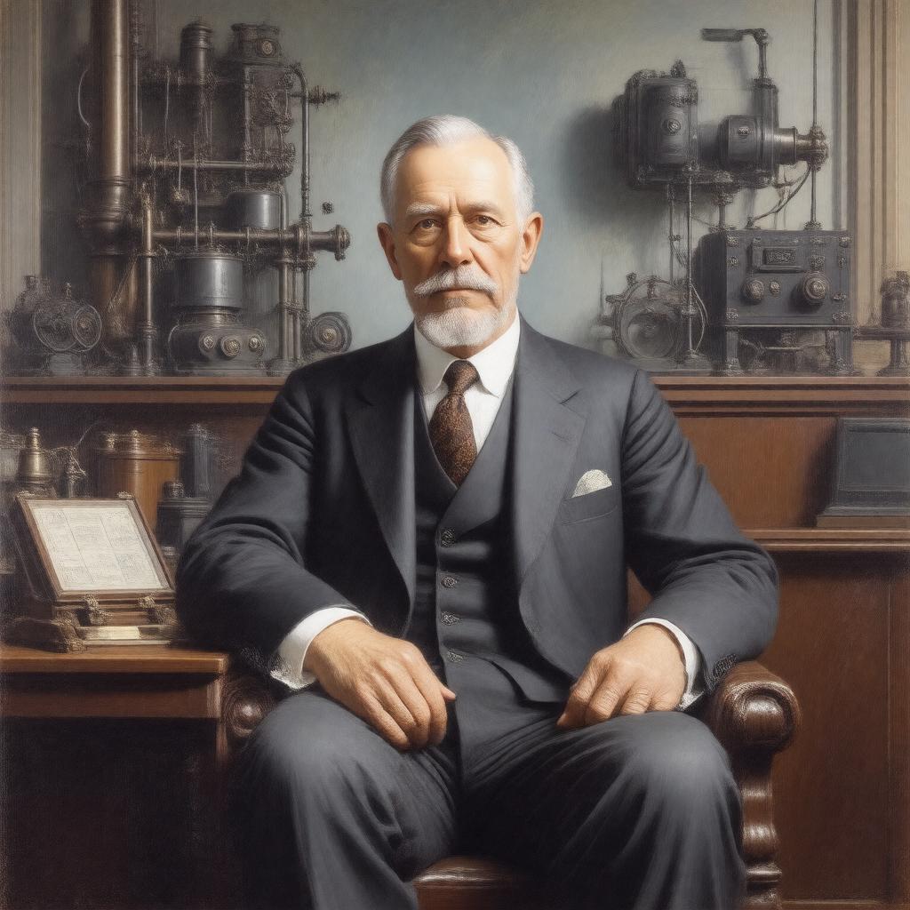 AI-created image of Charles A. Coffin