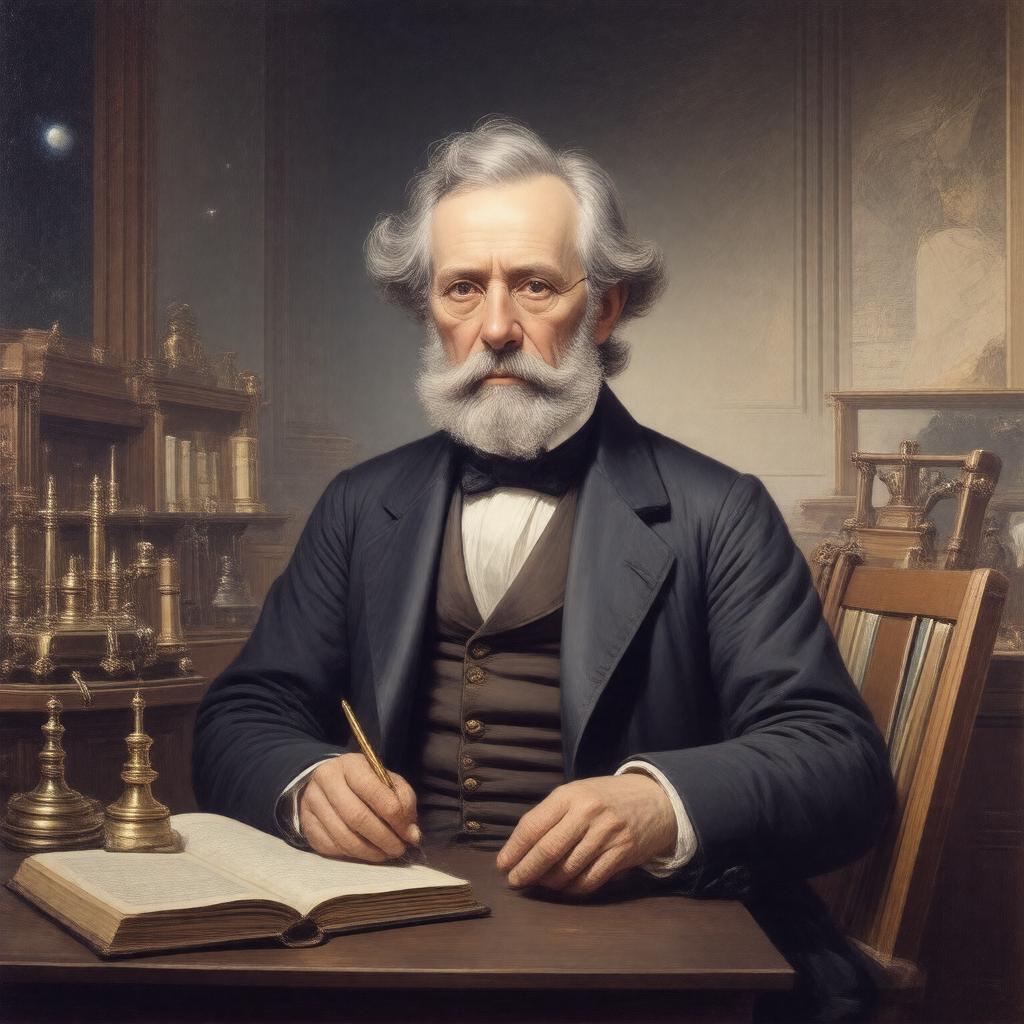 AI-created image of Charles Augustus Young
