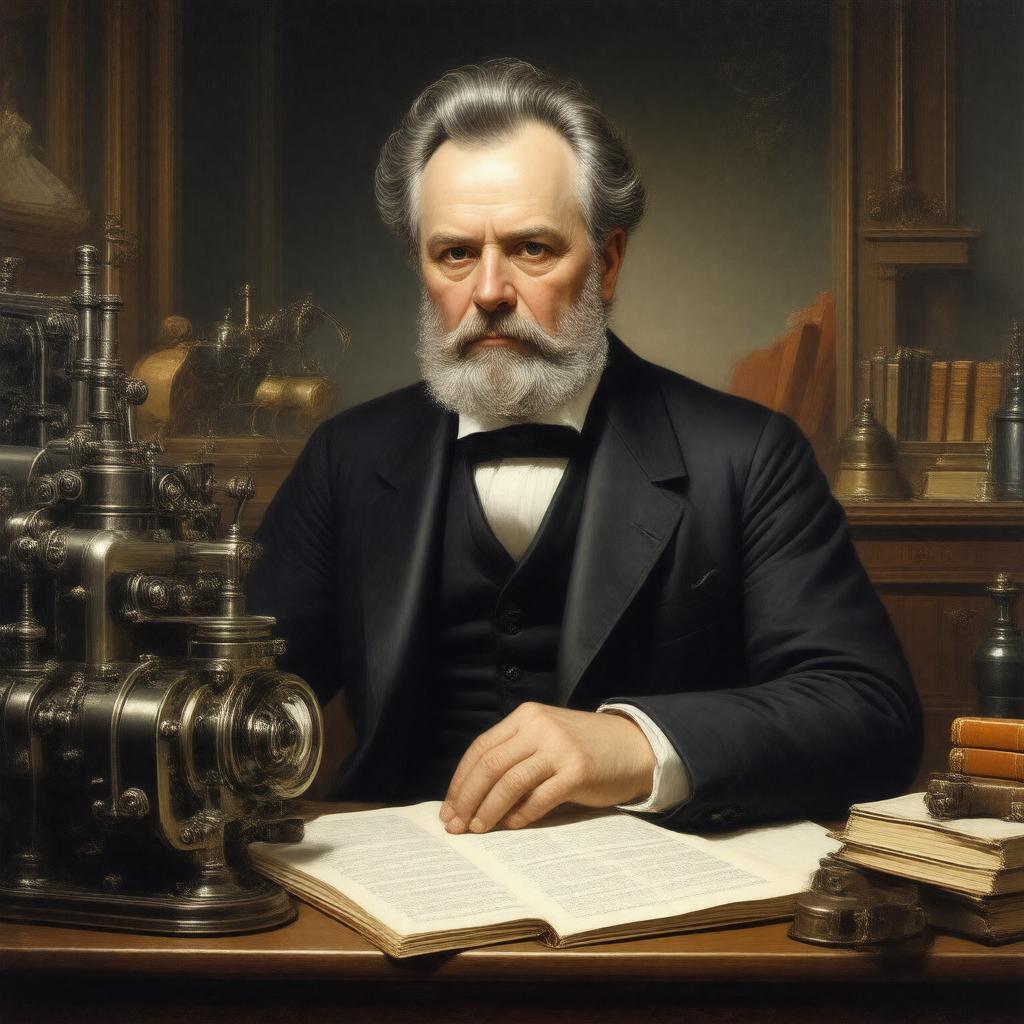AI-created image of Charles Babbage