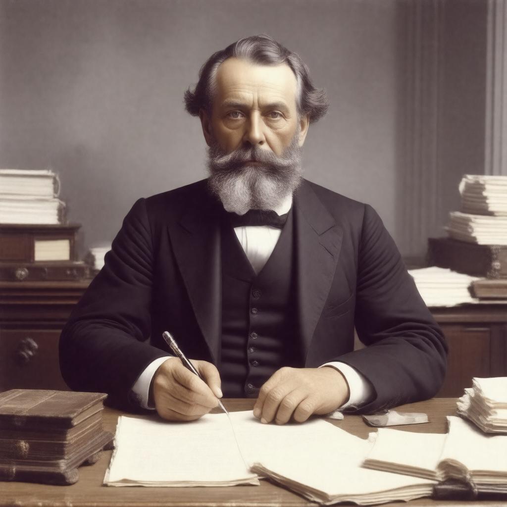 AI-created image of Charles Bergstresser