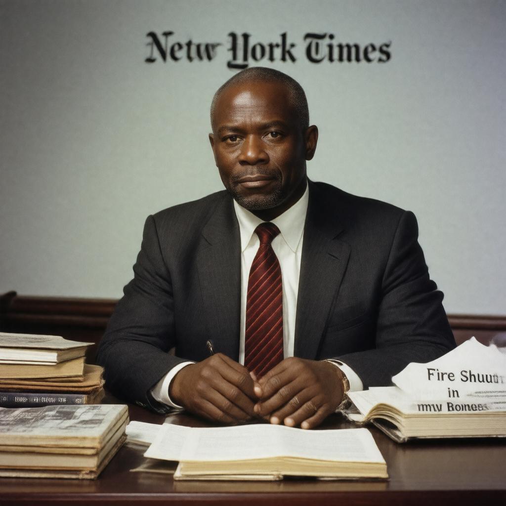 Click to view larger image AI-created image of Charles Blow