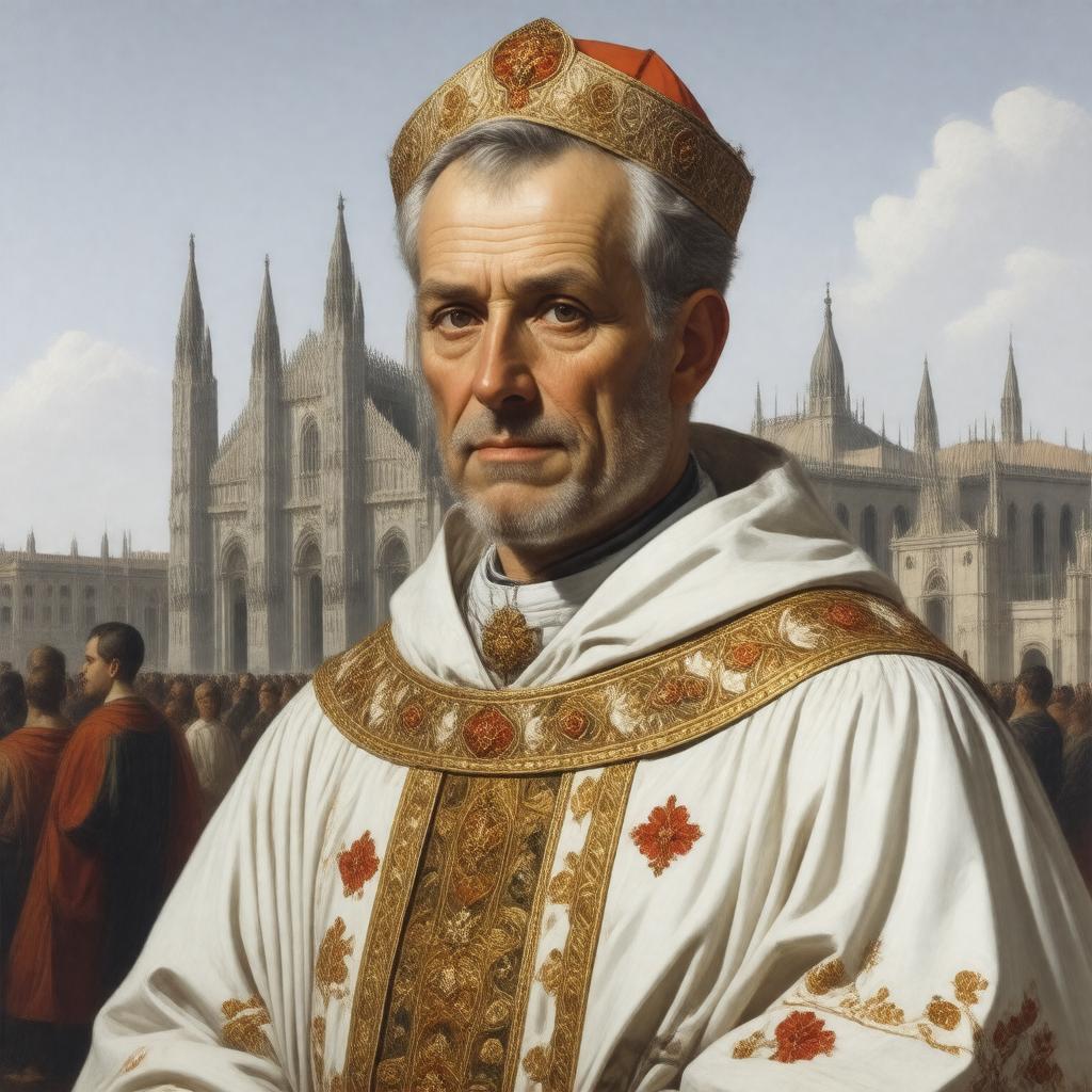 AI-created image of Charles Borromeo