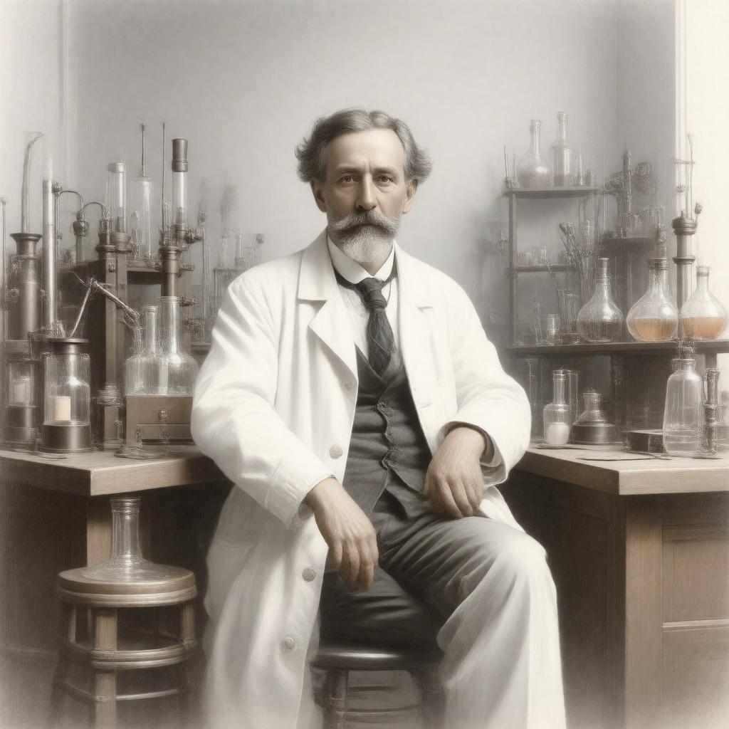 AI-created image of Charles Chamberland