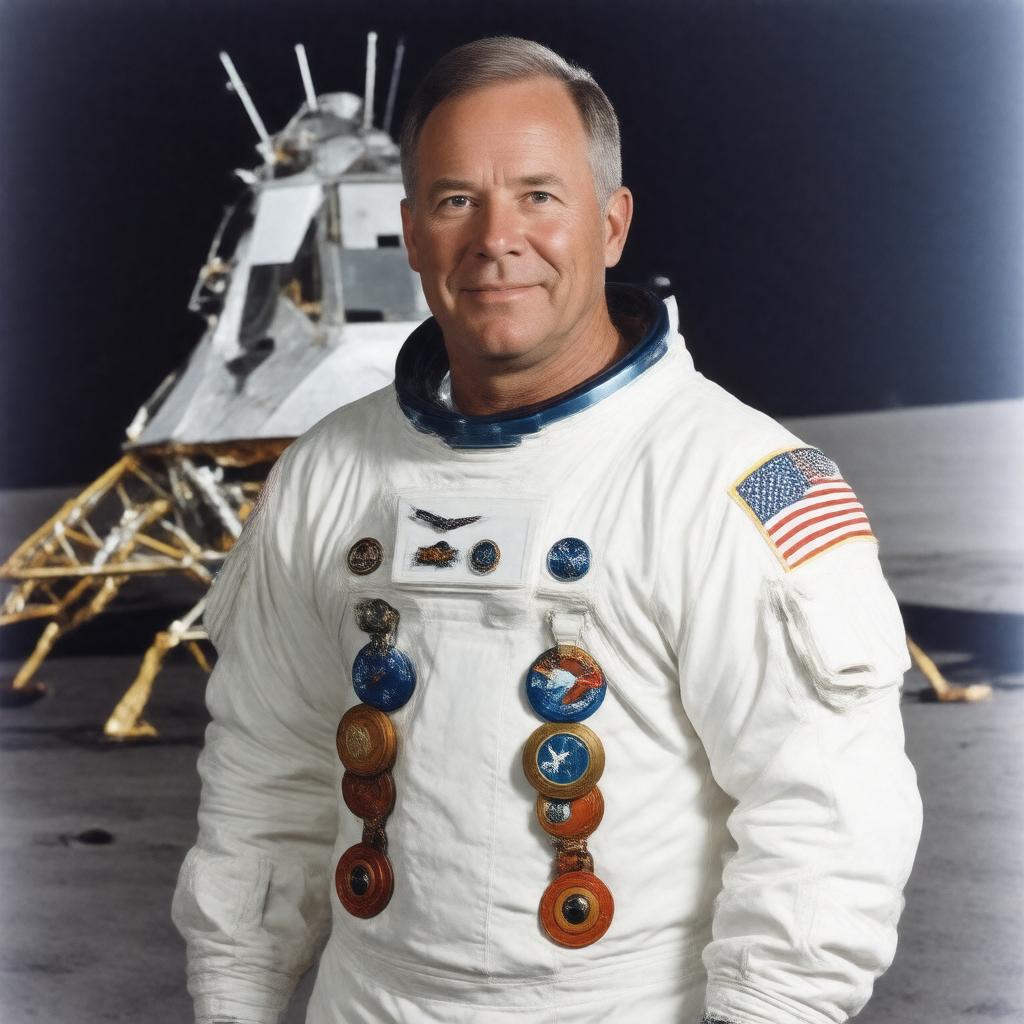 AI-created image of Charles Conrad