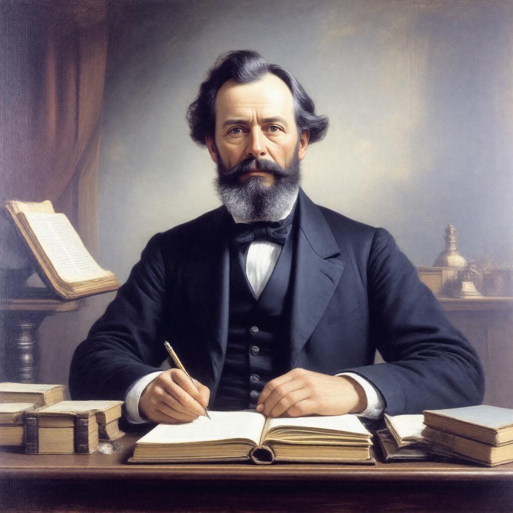 AI-created image of Charles Dana