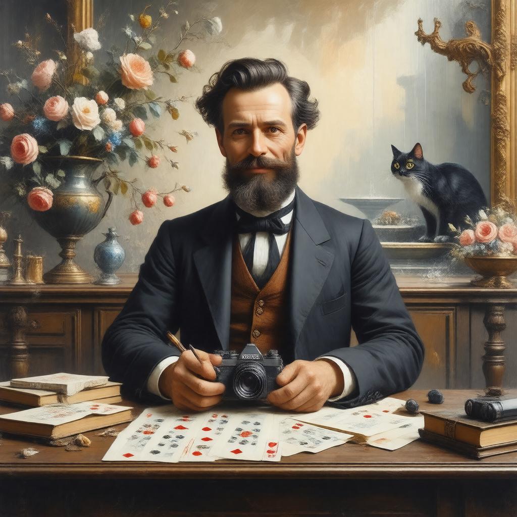 AI-created image of Charles Dodgson