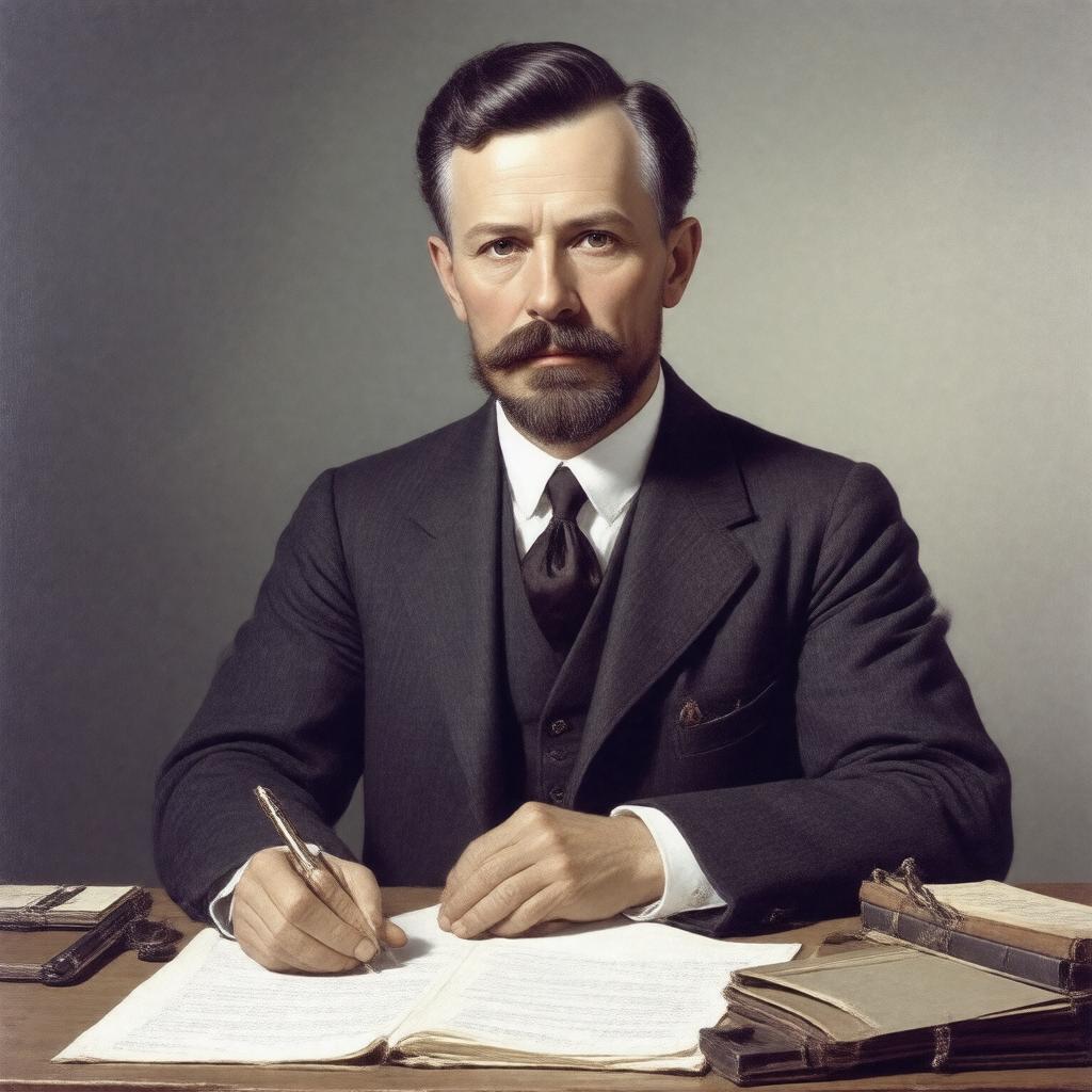 Click to view larger image AI-created image of Charles Dow