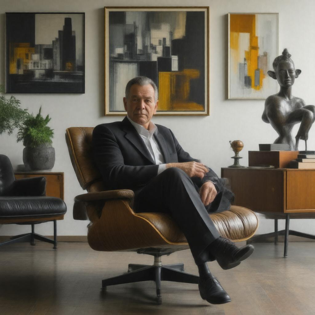 AI-created image of Charles Eames