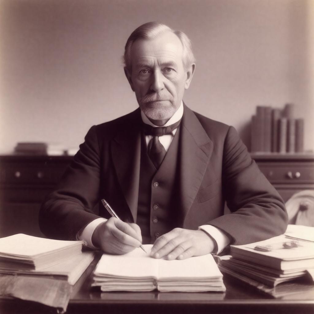 AI-created image of Charles Edward Russell