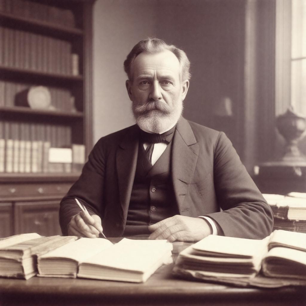 AI-created image of Charles Eliot Norton