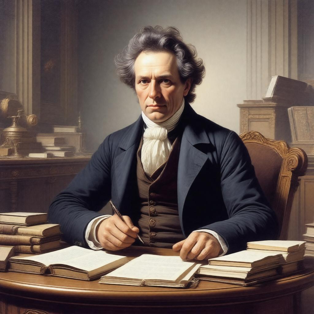 AI-created image of Charles Fourier