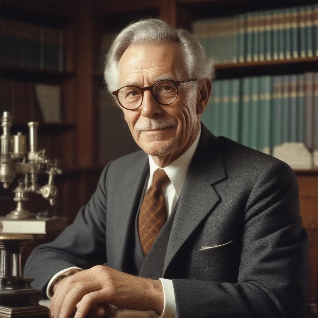 AI-created image of Charles Hard Townes