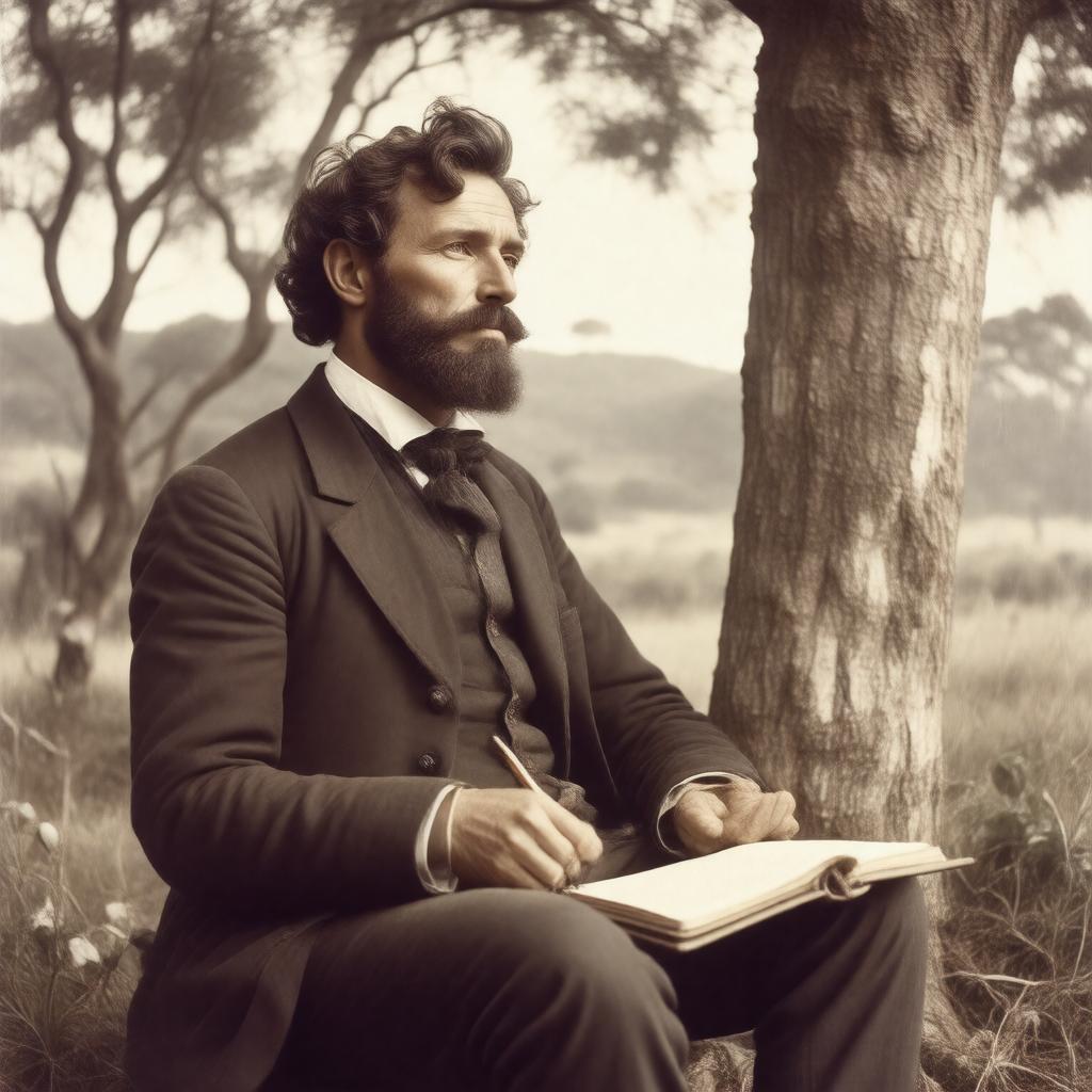 AI-created image of Charles Harpur