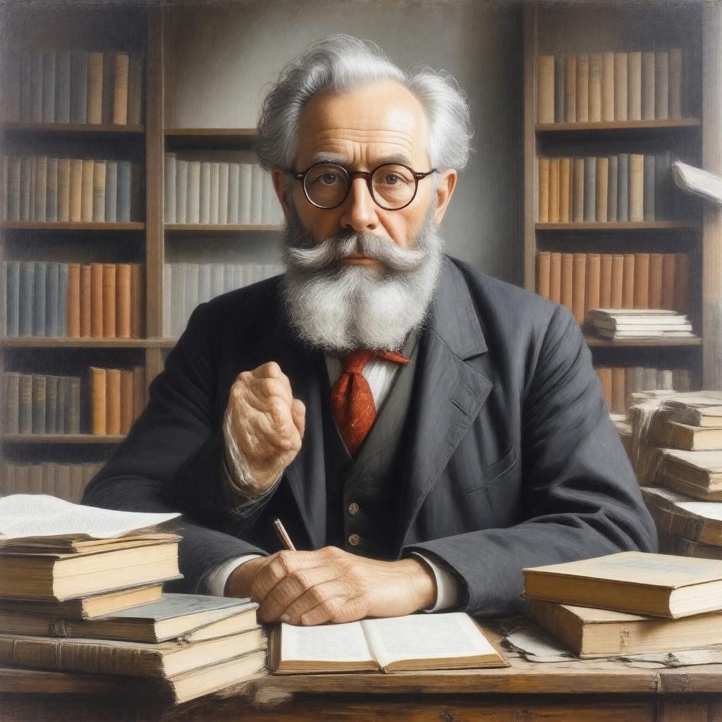 AI-created image of Charles Hartshorne