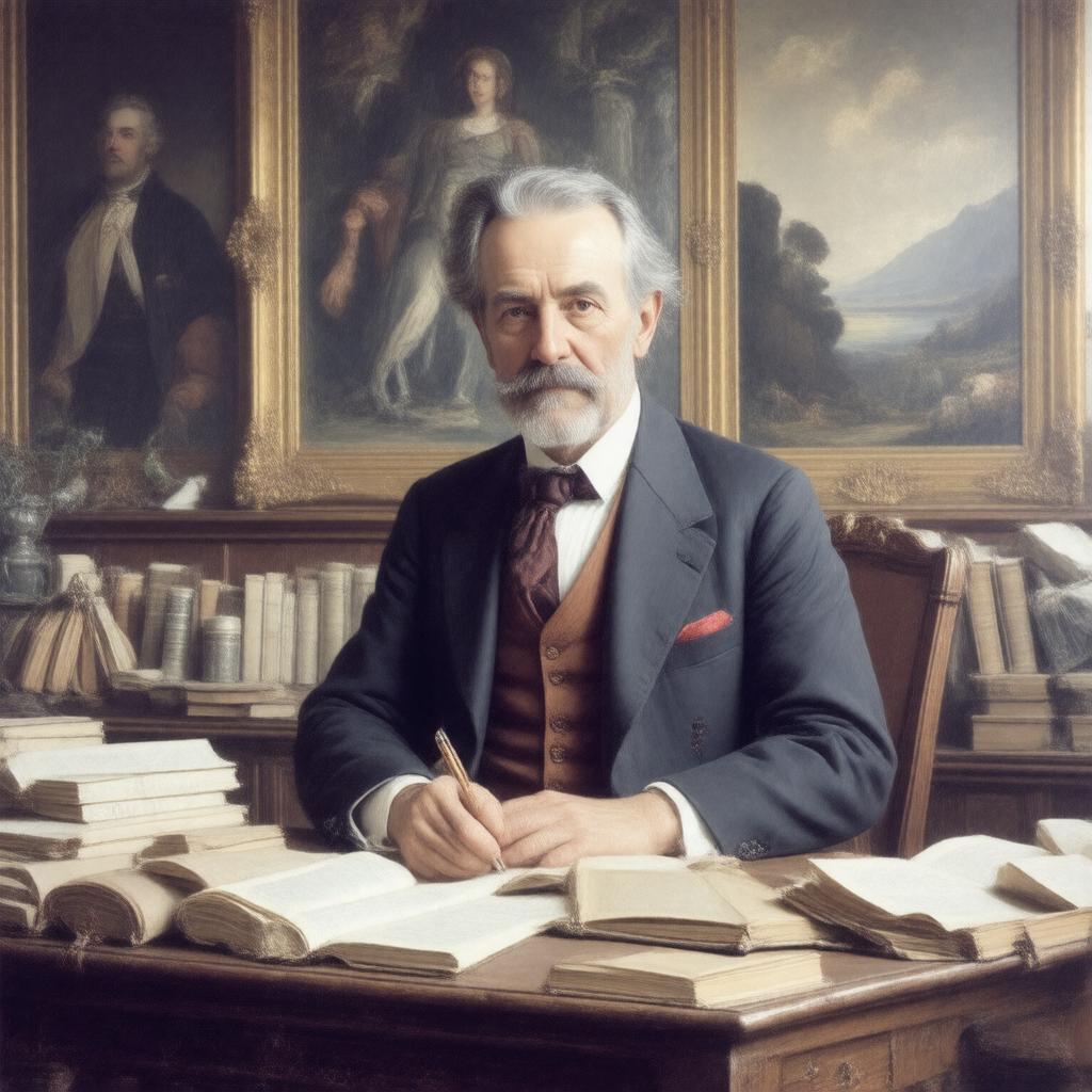 AI-created image of Charles Herbert Moore