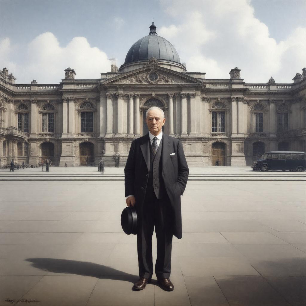 AI-created image of Charles Holden