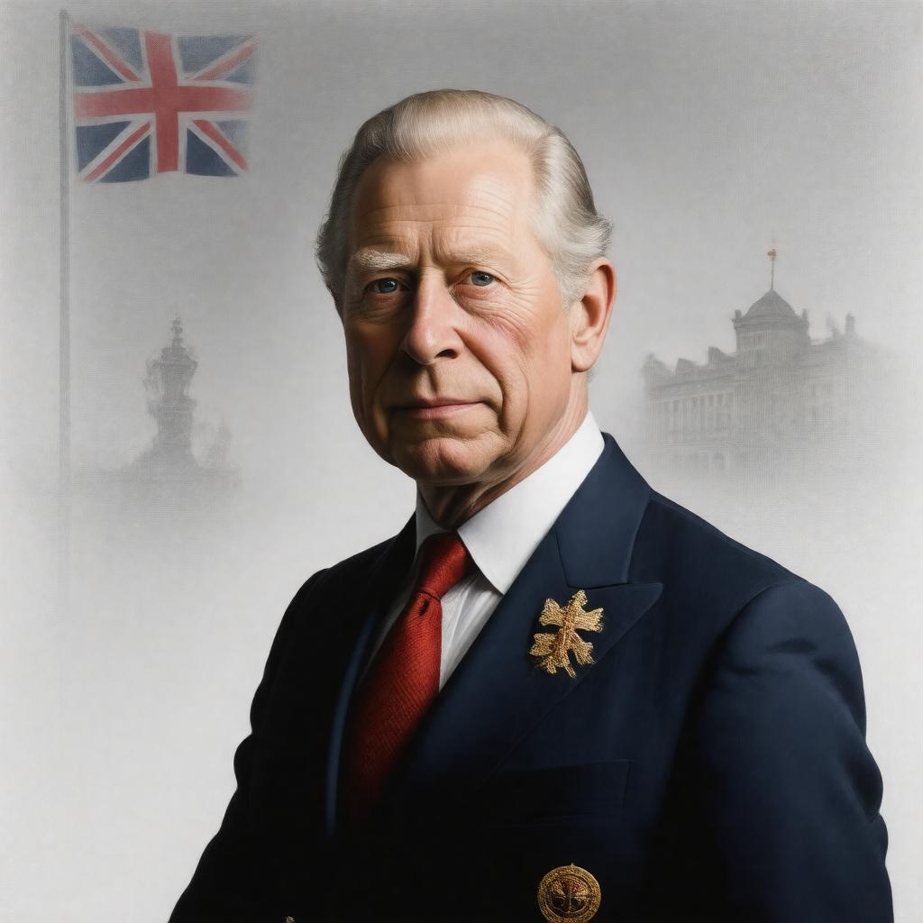 AI-created image of Charles III