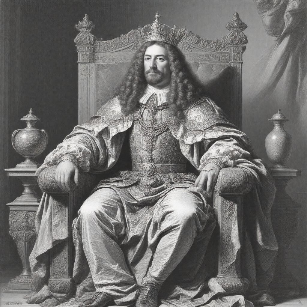AI-created image of Charles II of England