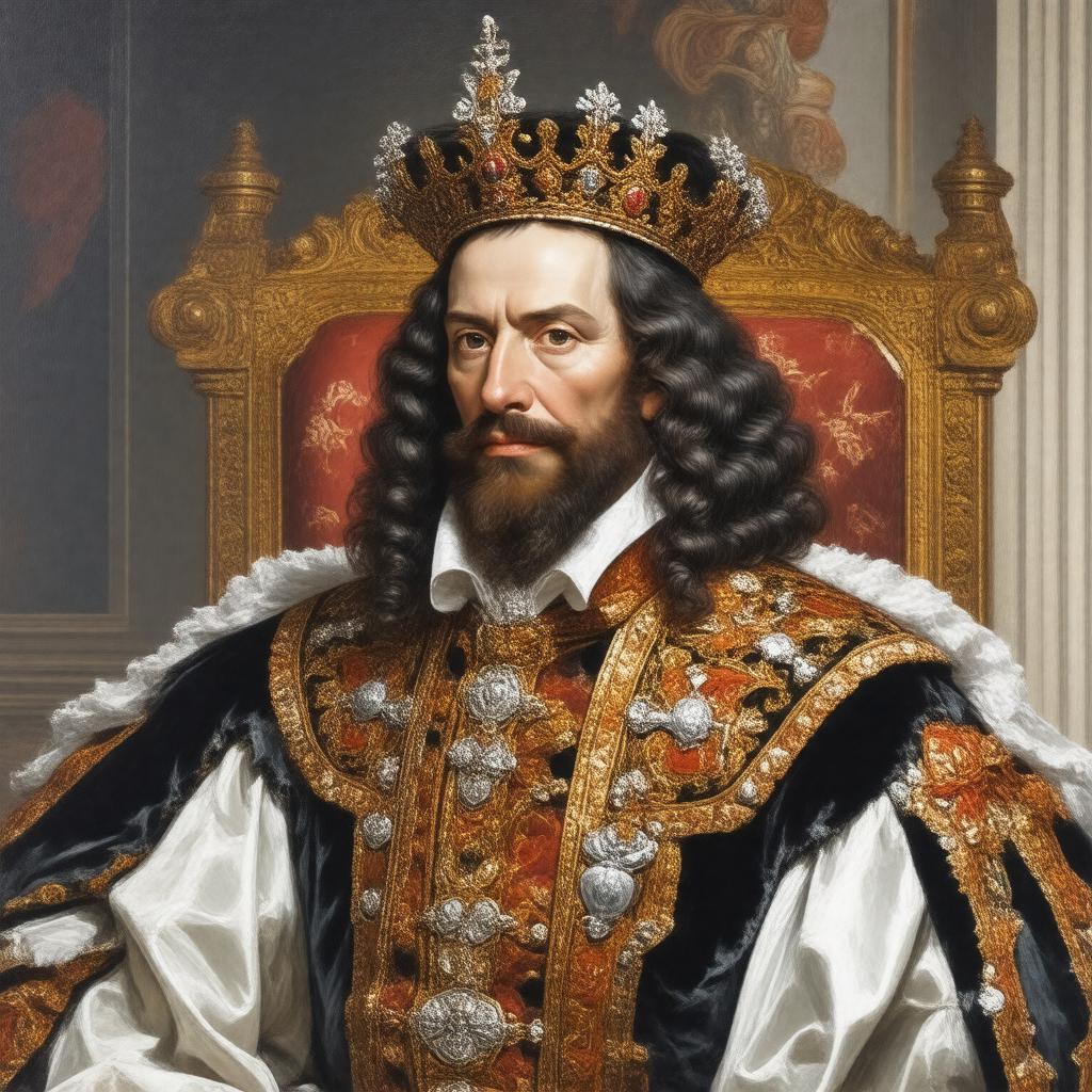 AI-created image of Charles I of England
