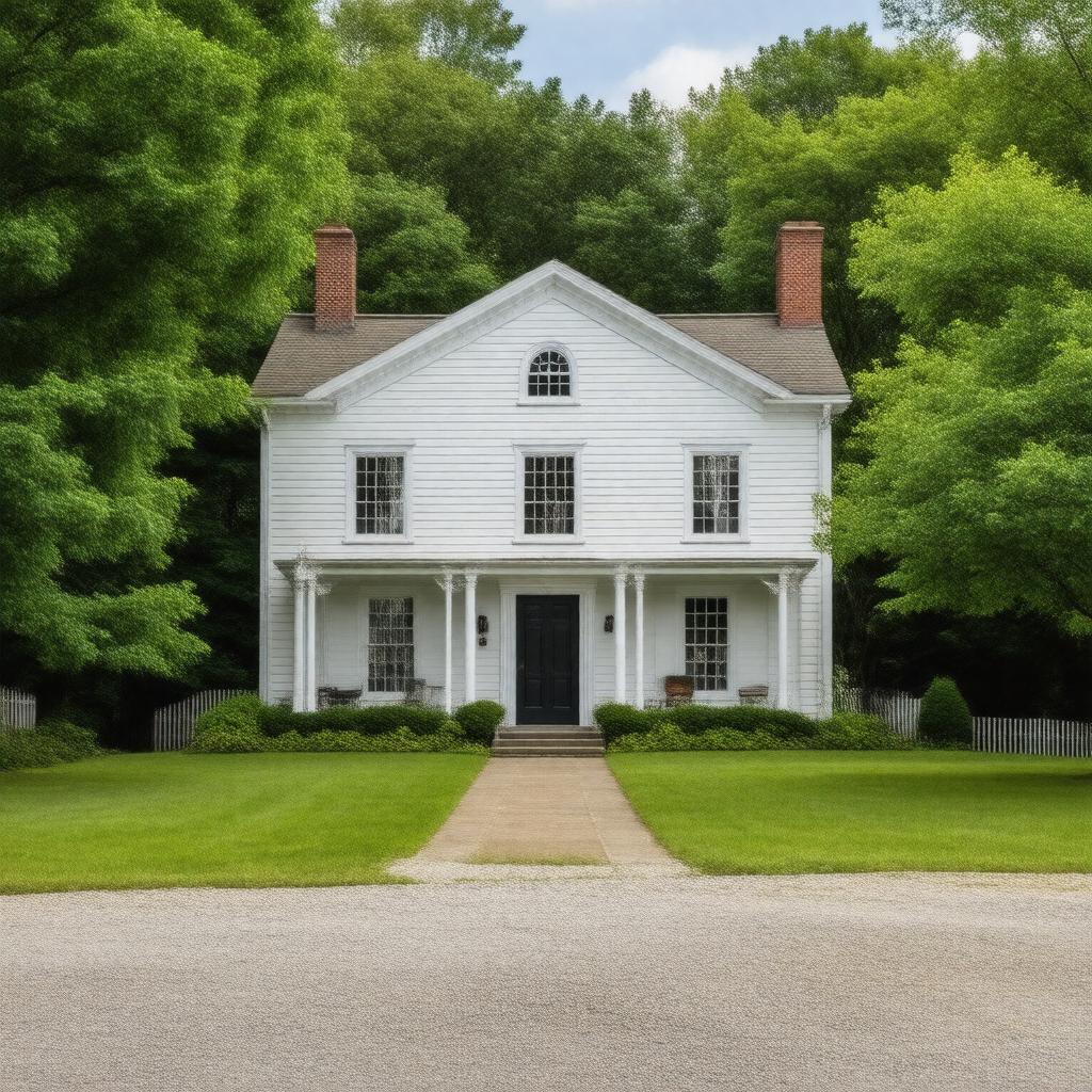 AI-created image of Charles Ives Birthplace