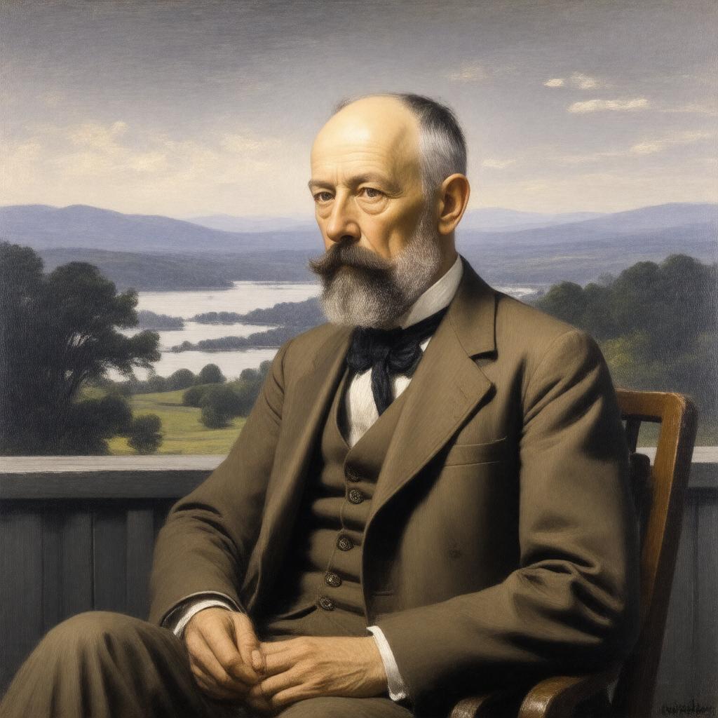 AI-created image of Charles Ives