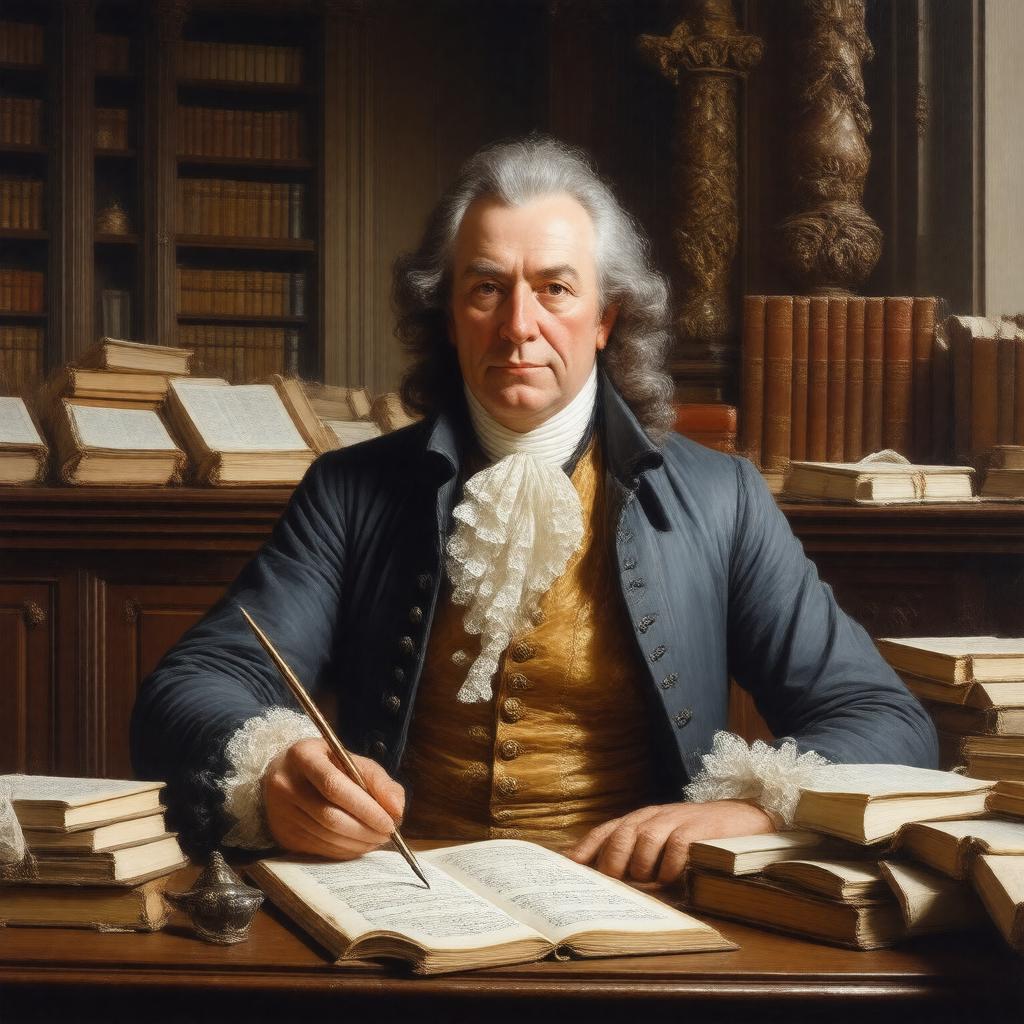 AI-created image of Charles Jennens