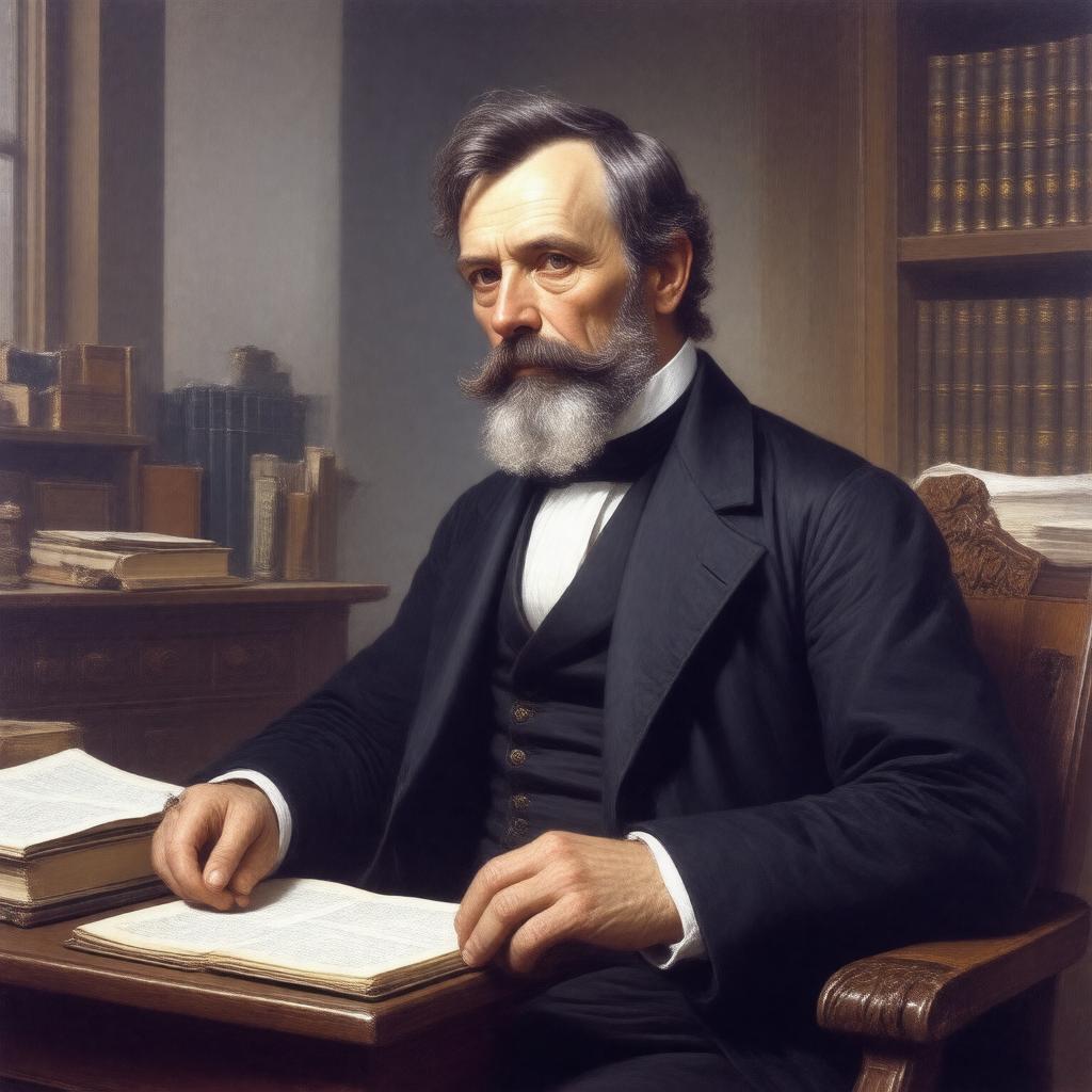 AI-created image of Charles Kingsley