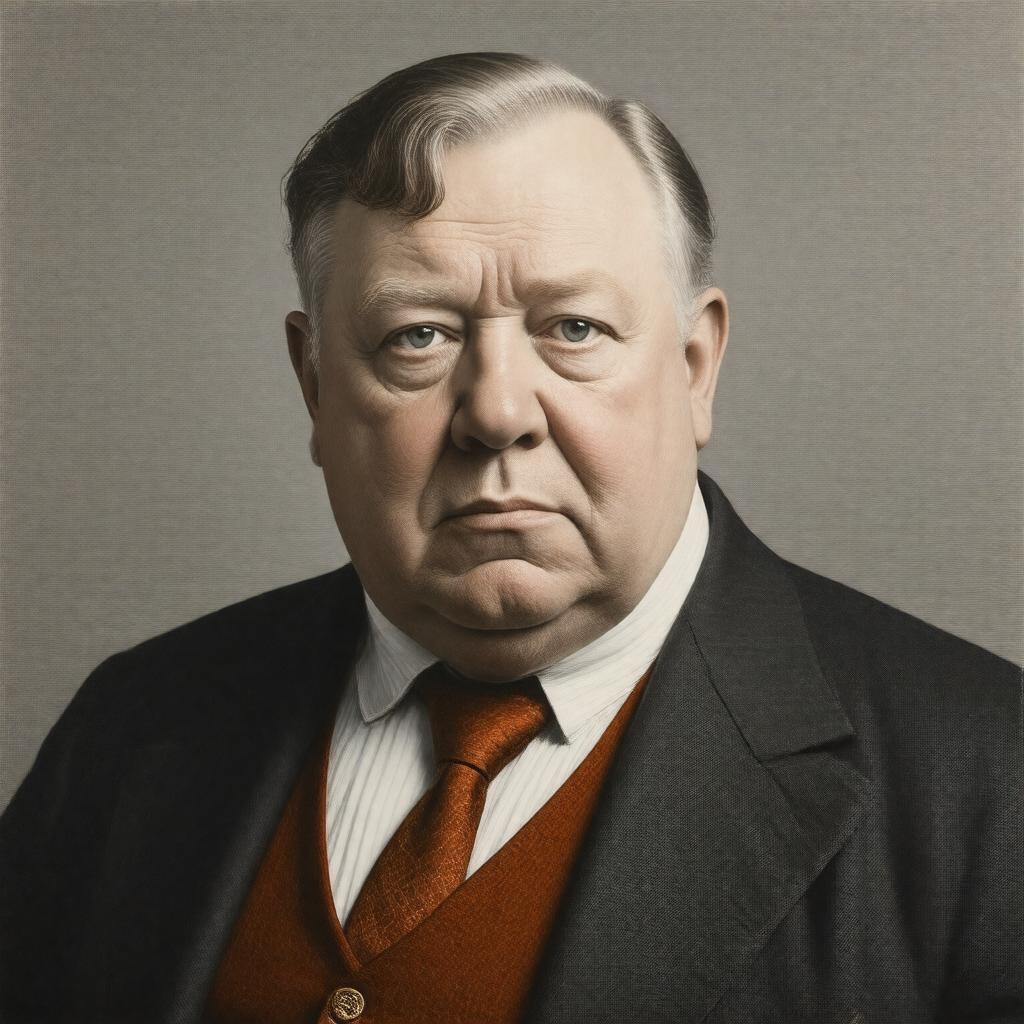 AI-created image of Charles Laughton
