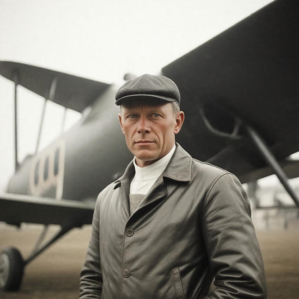 AI-created image of Charles Lindbergh