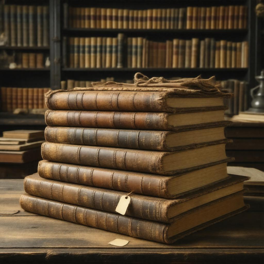 Click to view larger image AI-created image of Charles Lyell notebooks