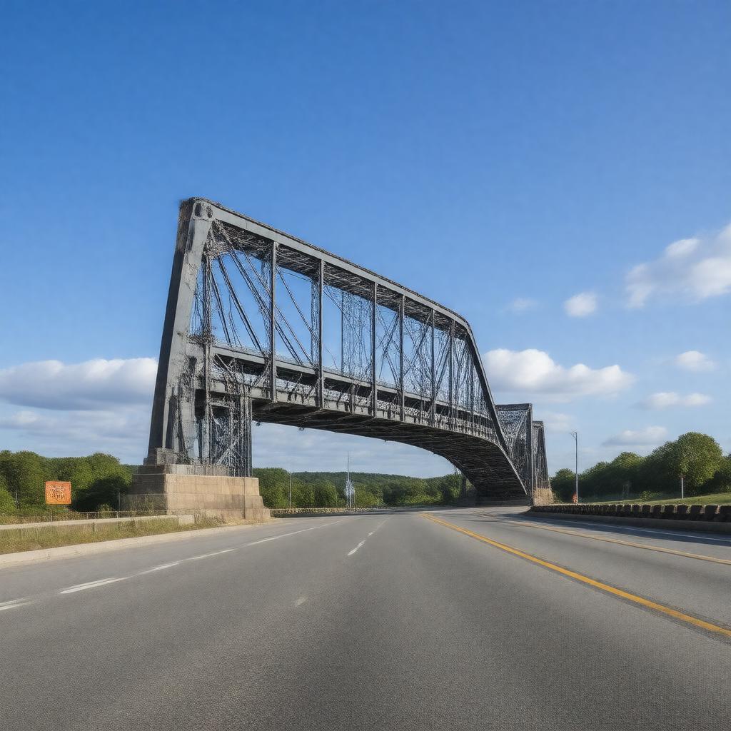 AI-created image of Charles M. Braga Jr. Memorial Bridge