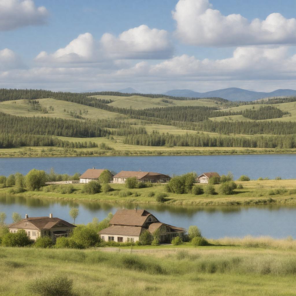 AI-created image of Charles Mix County, South Dakota