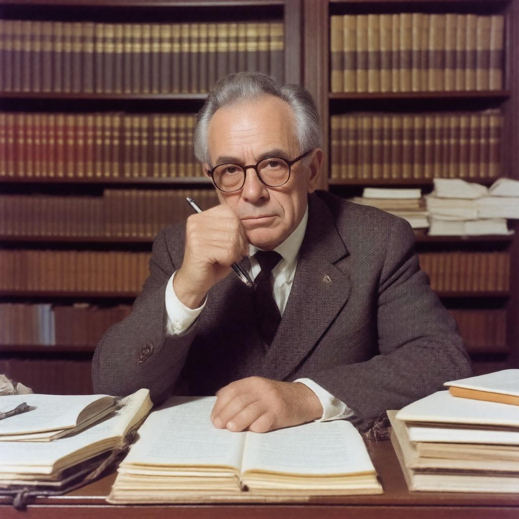 AI-created image of Charles Olson