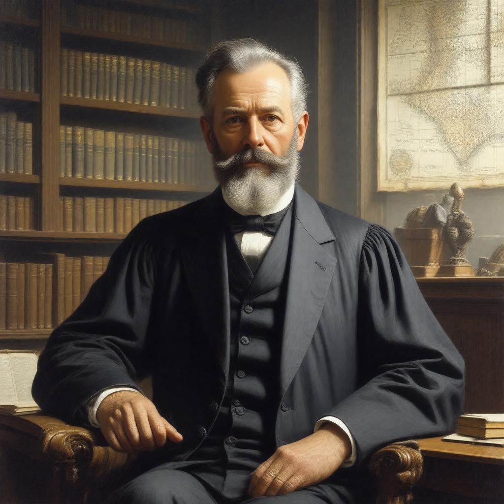 AI-created image of Charles P. Daly