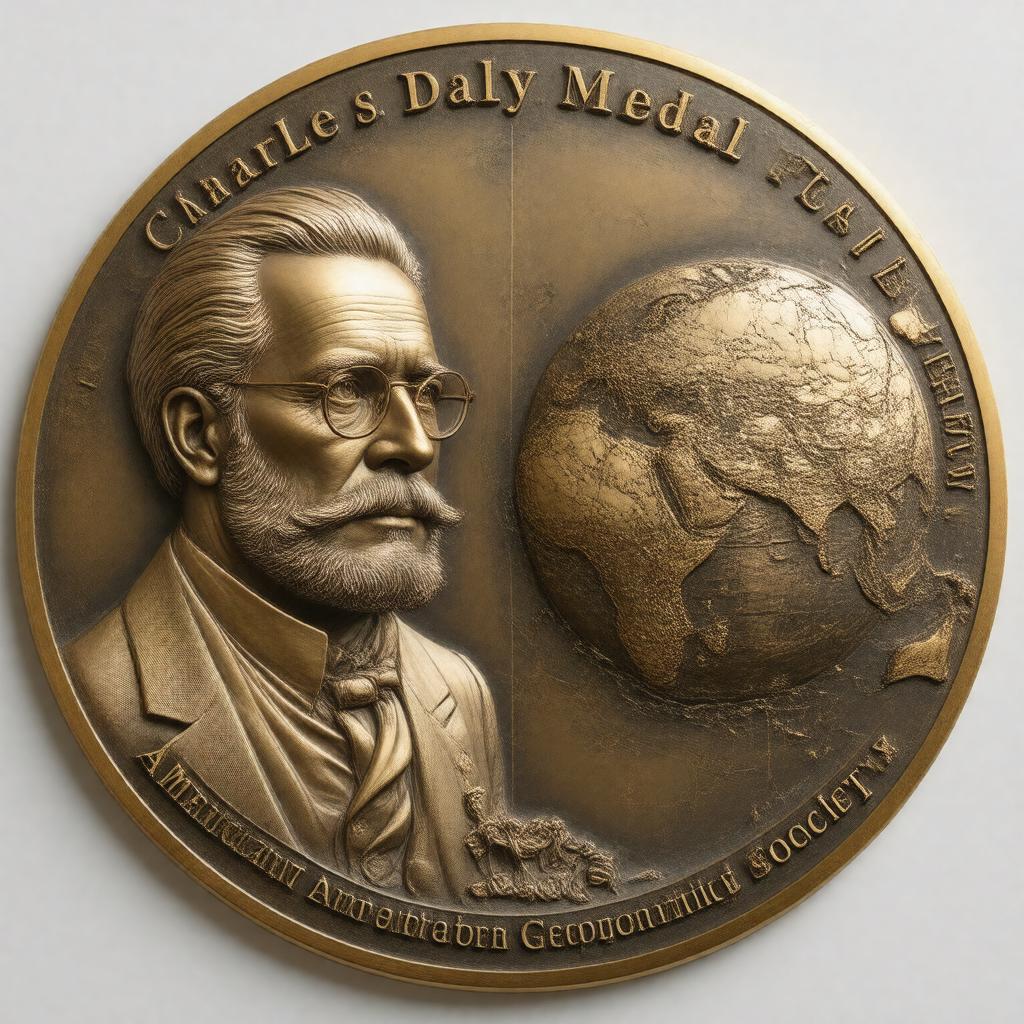 AI-created image of Charles P. Daly Medal