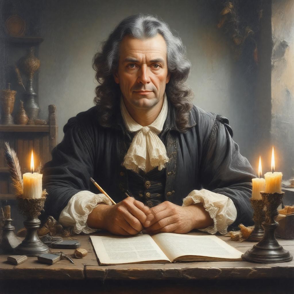 AI-created image of Charles Perrault