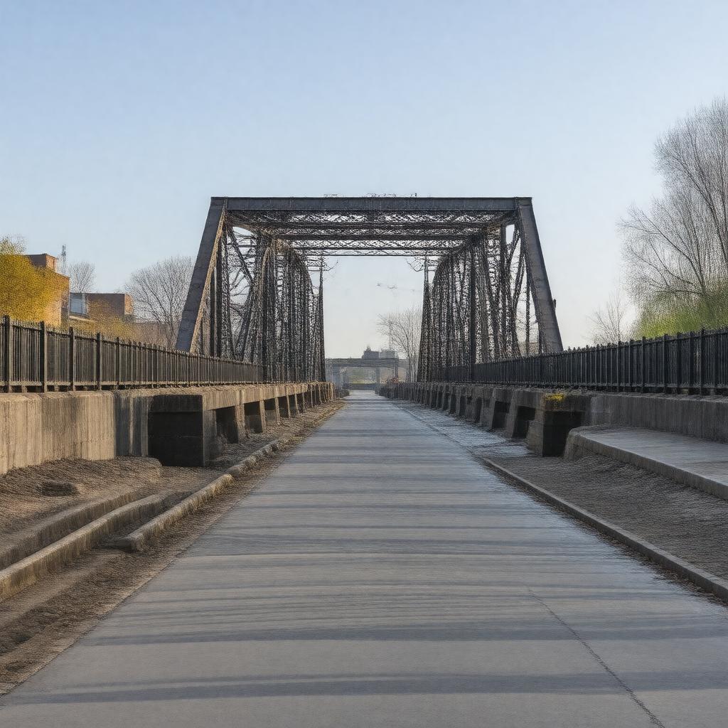 AI-created image of Charles River Dam Bridge