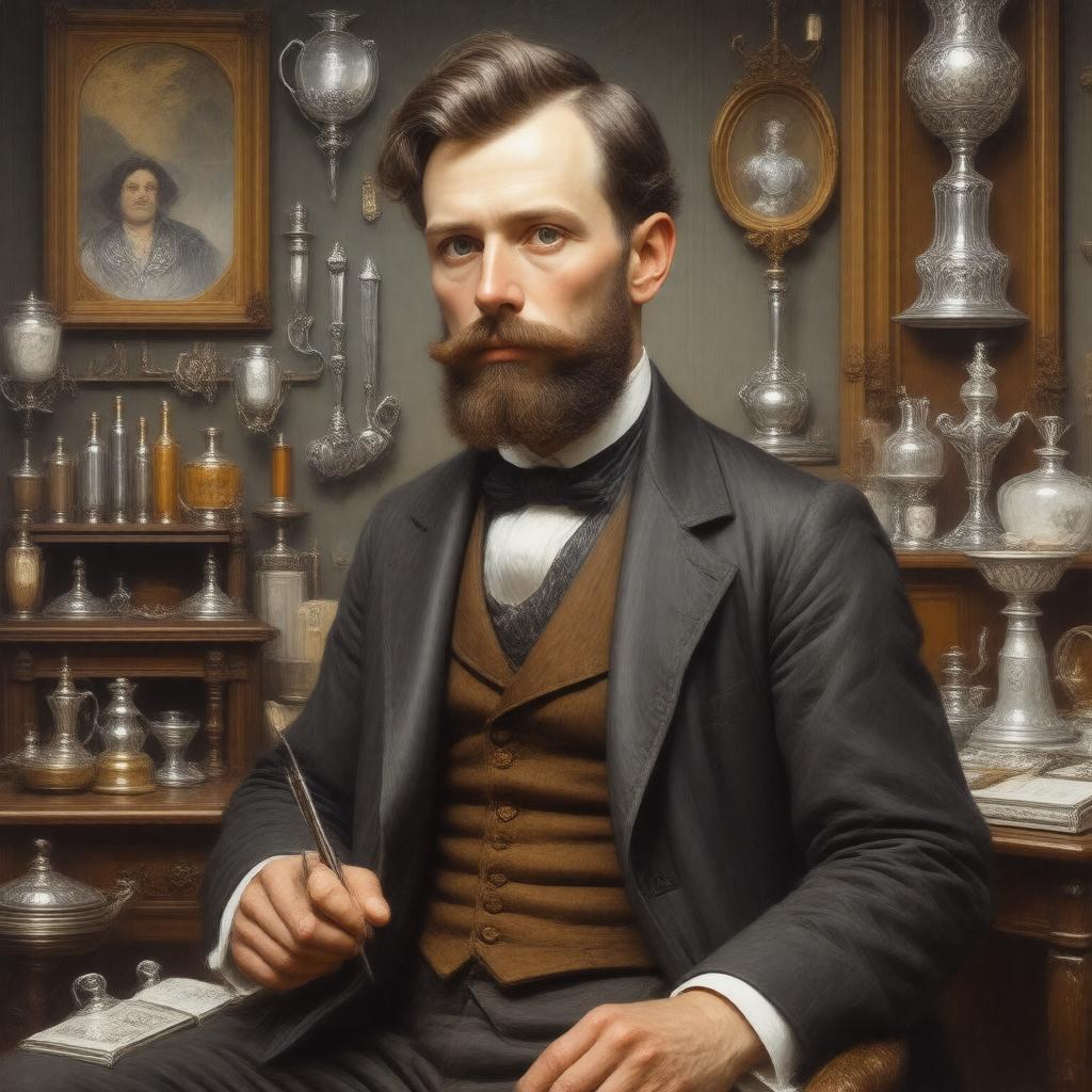 AI-created image of Charles Robert Ashbee