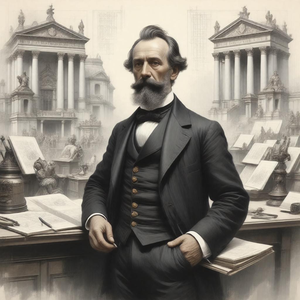 AI-created image of Charles Robert Cockerell